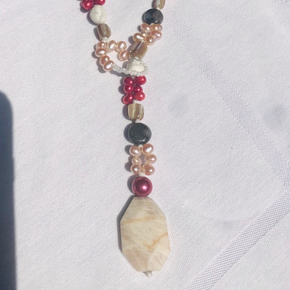 Handmade Beaded Pendant Necklace**Work Of Art - Picture 3 of 3